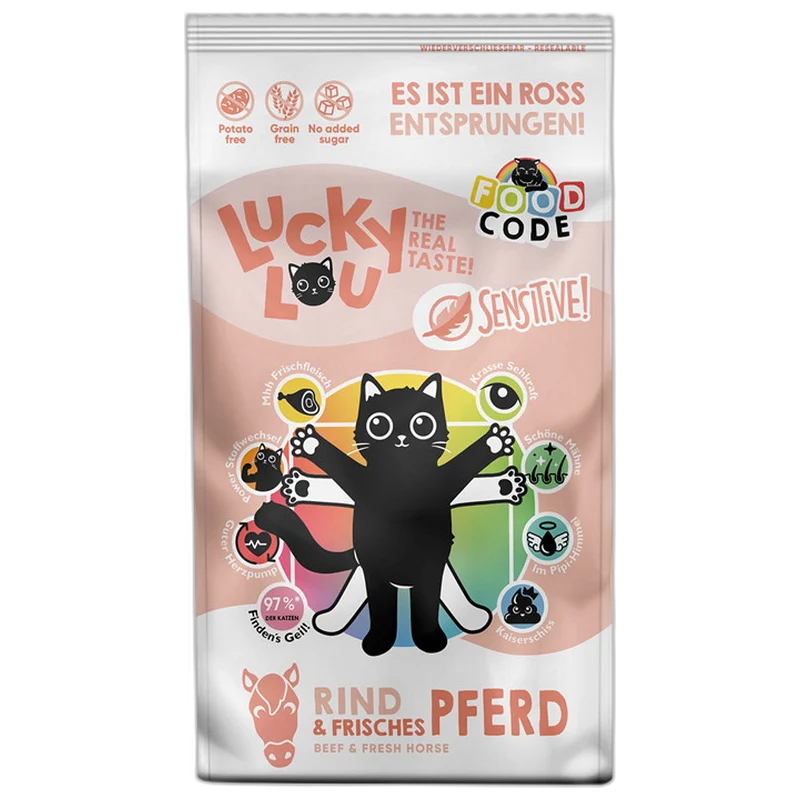 Lucky Lou Food Code Sensitive Adult Rind & Pferd