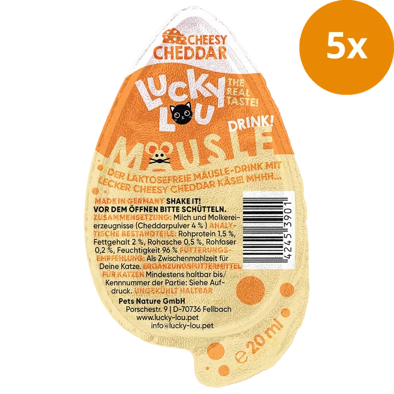 Lucky Lou Drink-Snack Mäusle Cheddar