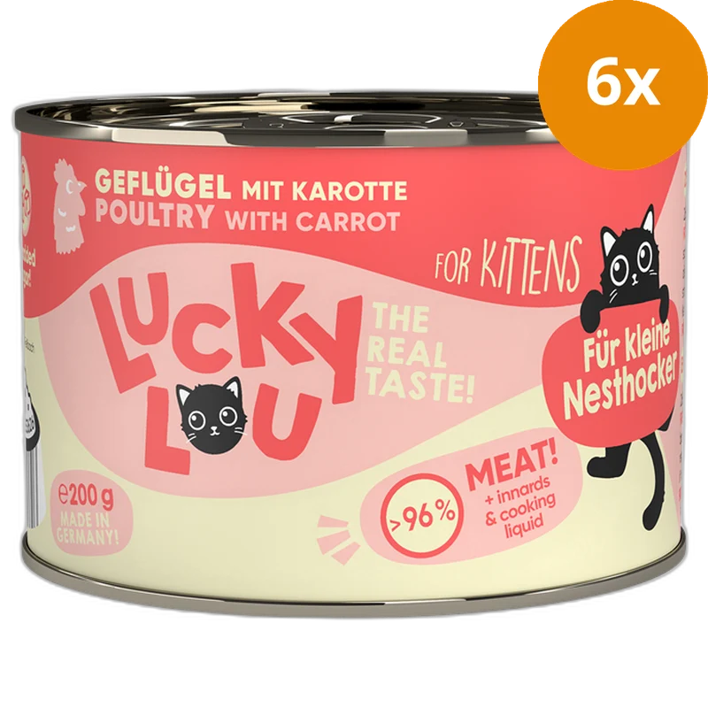 Lucky Lou Dose Lifestage Kitten Geflügel 200 g