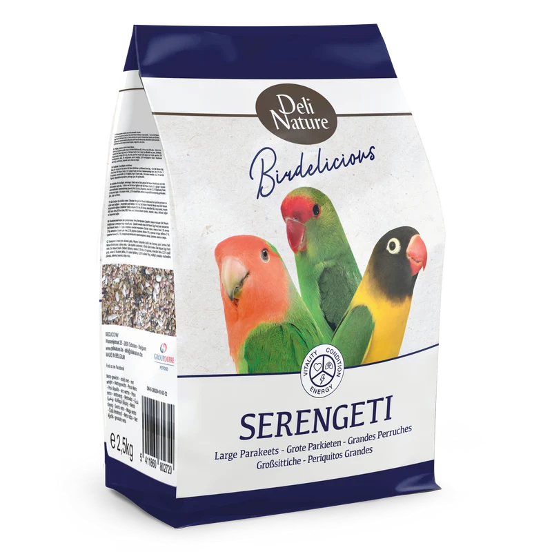 Birdelicious Großsittiche Serengeti von Deli Nature