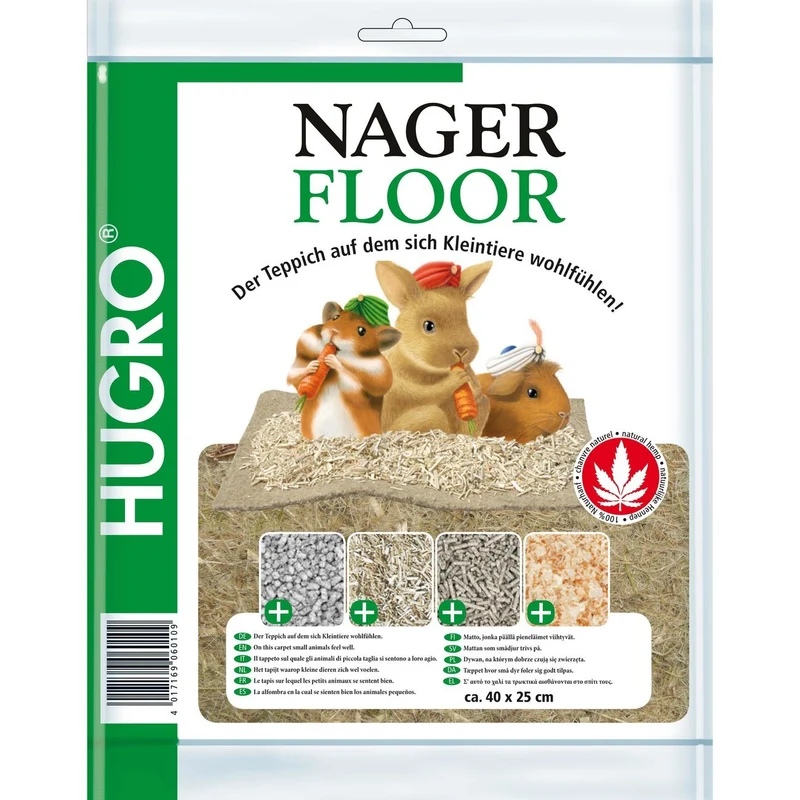Hugro Nagerteppich Nagerfloor Hanfmatte