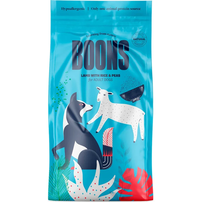Hundefutter Boons Lamm (für ausgewachsene Hunde)