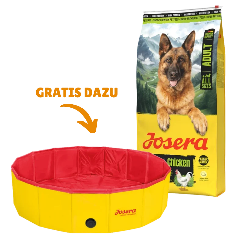 Josera High Protein Huhn 12,5 kg + GRATIS Josera Hundepool