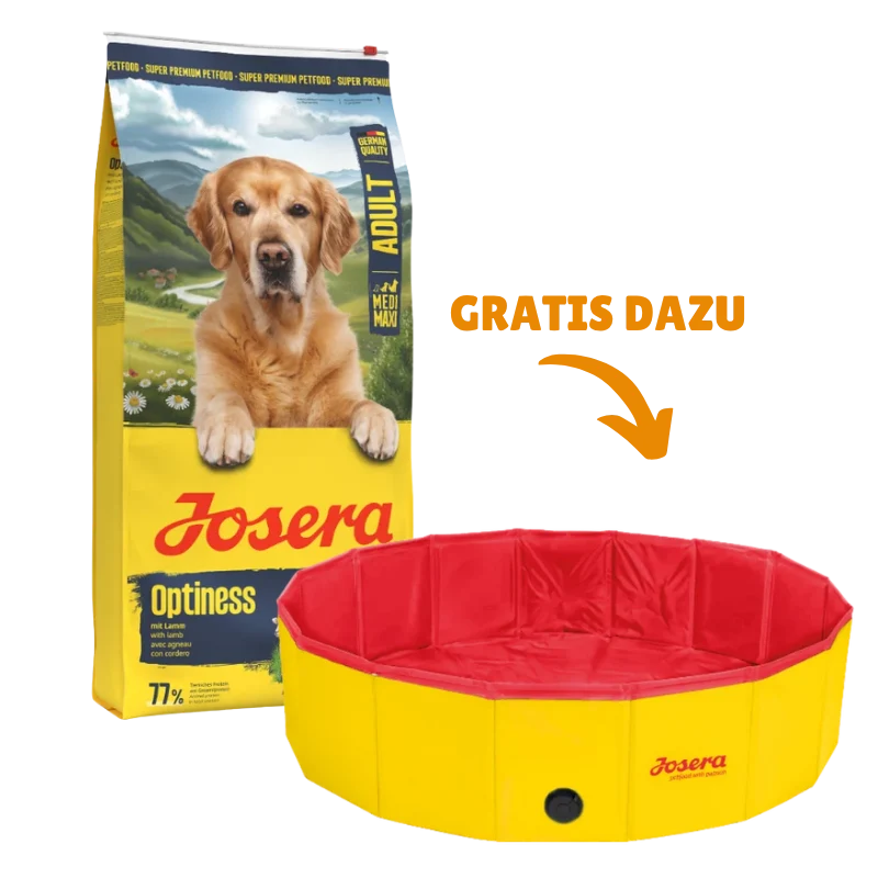 Josera Adult Optiness 12,5 kg + GRATIS Josera Hundepool