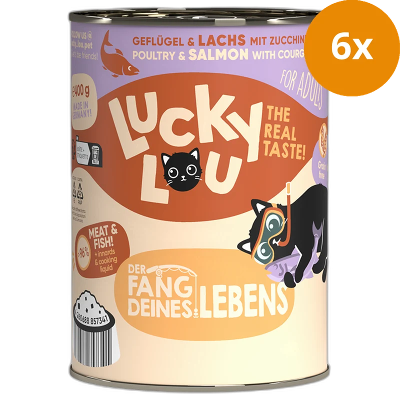 Lucky Lou Lifestage Adult Geflügel & Lachs 400 g