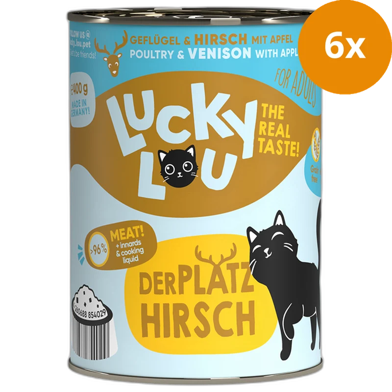 Lucky Lou Dose Lifestage Adult Geflügel + Hirsch 400 g
