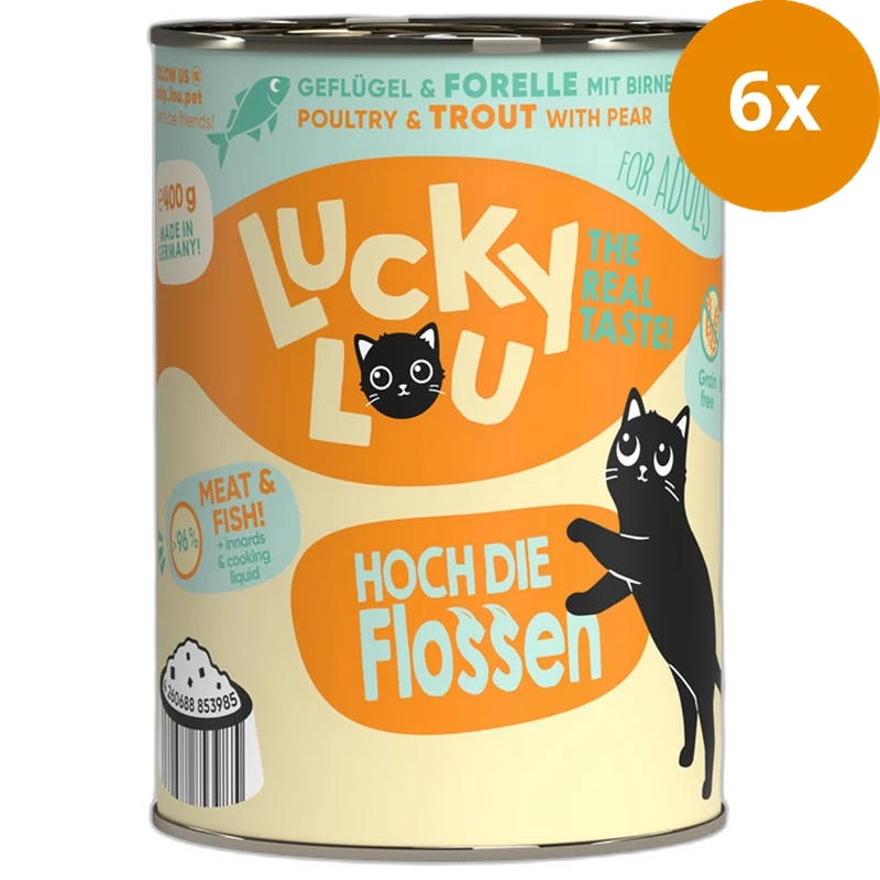 Lucky Lou Dose Lifestage Adult Geflügel + Forelle 400 g