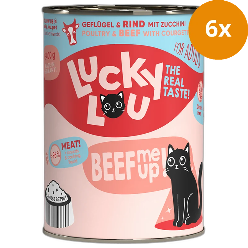 Lucky Lou Dose Lifestage Adult Geflügel + Rind 400 g