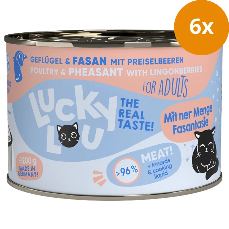 Lucky Lou Dose Lifestage Adult Geflügel + Fasan 200 g