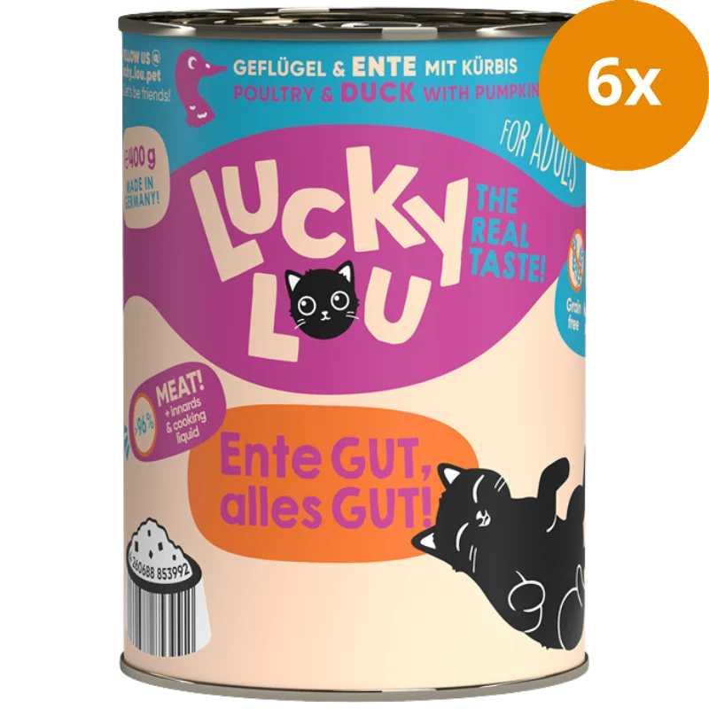 Lucky Lou Dose Lifestage Adult Geflügel + Ente 400 g
