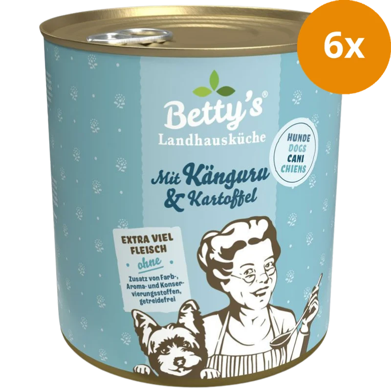 Bettys Landhausküche Hund mit Känguru & Kartoffel 800 g