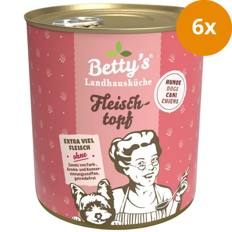 Bettys Landhausküche Hund Fleischtopf (ehemals All Meat) 800 g