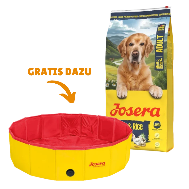 Josera Huhn & Reis Large Breed 12,5 kg + GRATIS Josera Hundepool