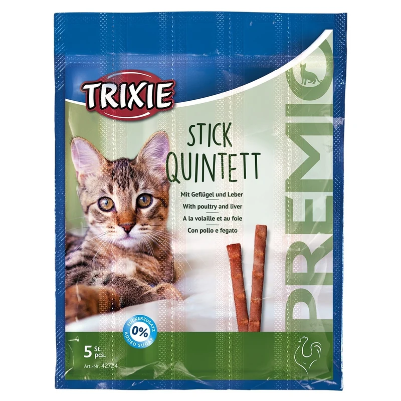 PREMIO Stick Quintett Katzensnack