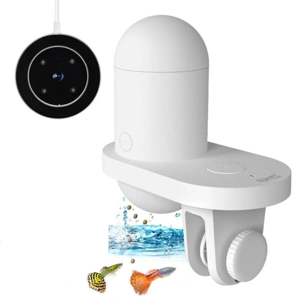 Smarter Futterautomat für Aquarium mit Kamera - Hygger Foodie Cam HG082