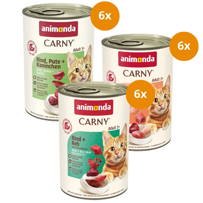 animonda Carny 400 g - Mix Sparpaket