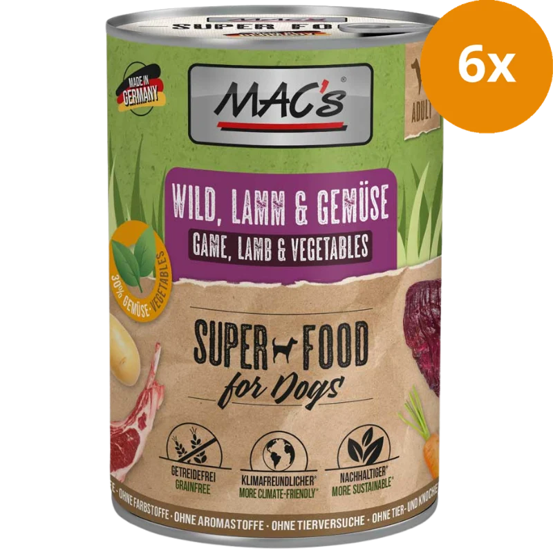 MAC's Dog Wild, Lamm & Gemüse 400 g