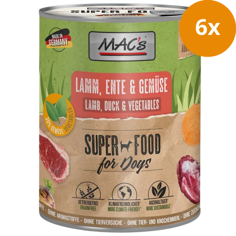 MAC's Dog Lamm, Ente & Gemüse 800 g