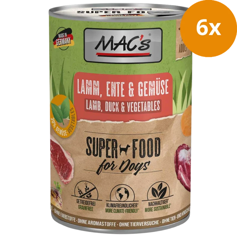 MAC's Dog Lamm, Ente & Gemüse 400 g