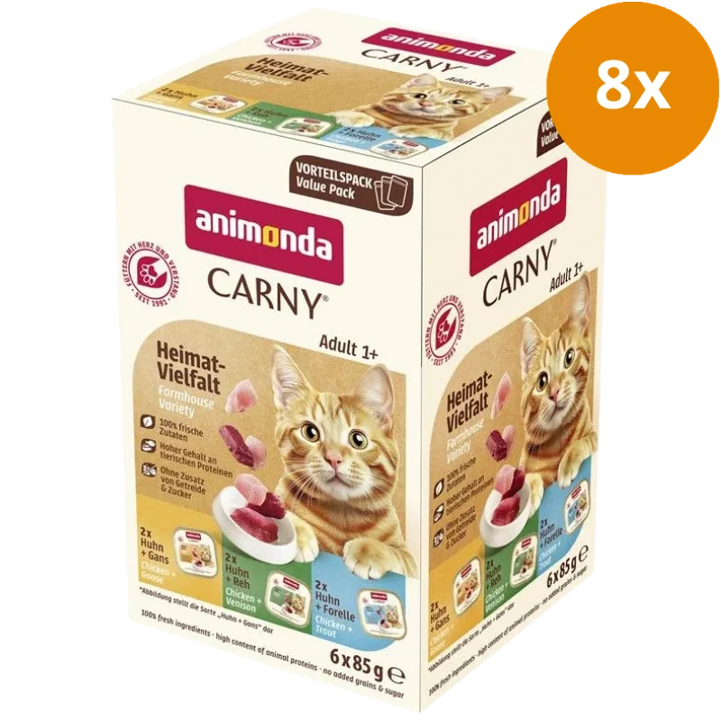 Animonda Cat Carny Adult Heimat-Vielfalt 6 x 85 g