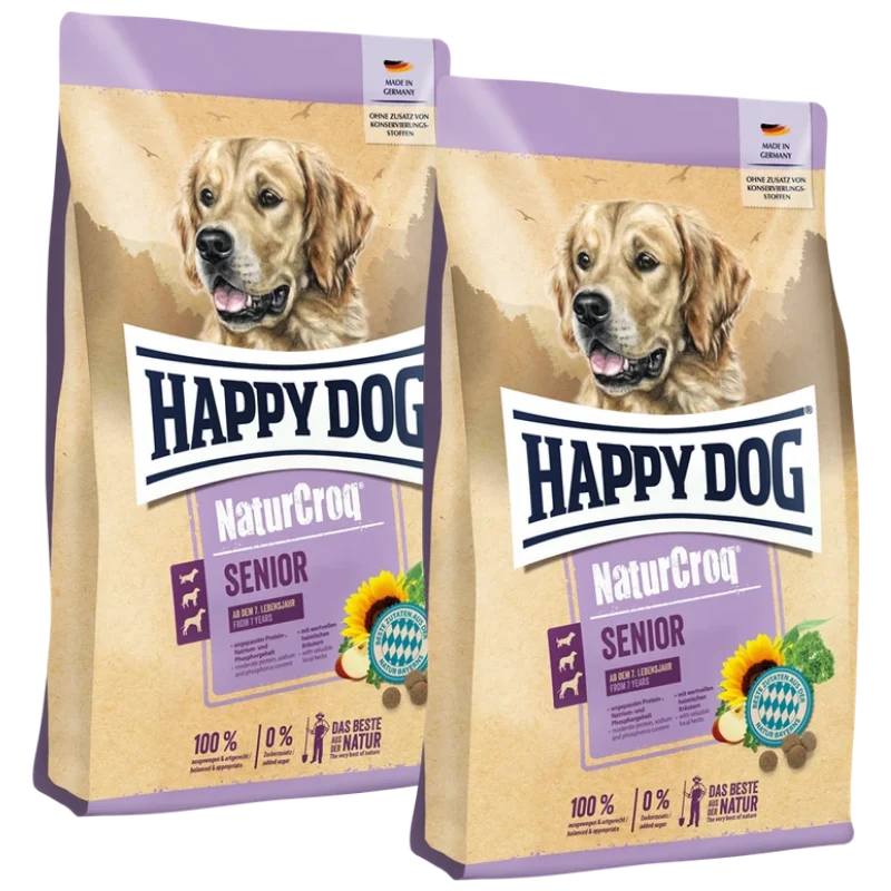 Sparpaket Happy Dog NaturCroq Senior 2 x 15 kg