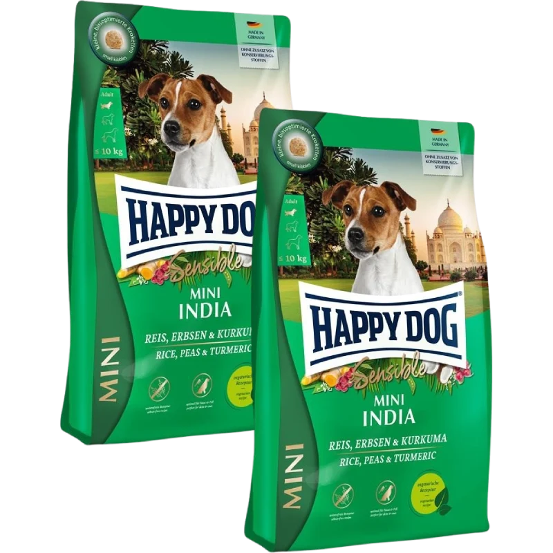 Sparpaket Happy Dog Sensible Mini India 2 x 4 kg