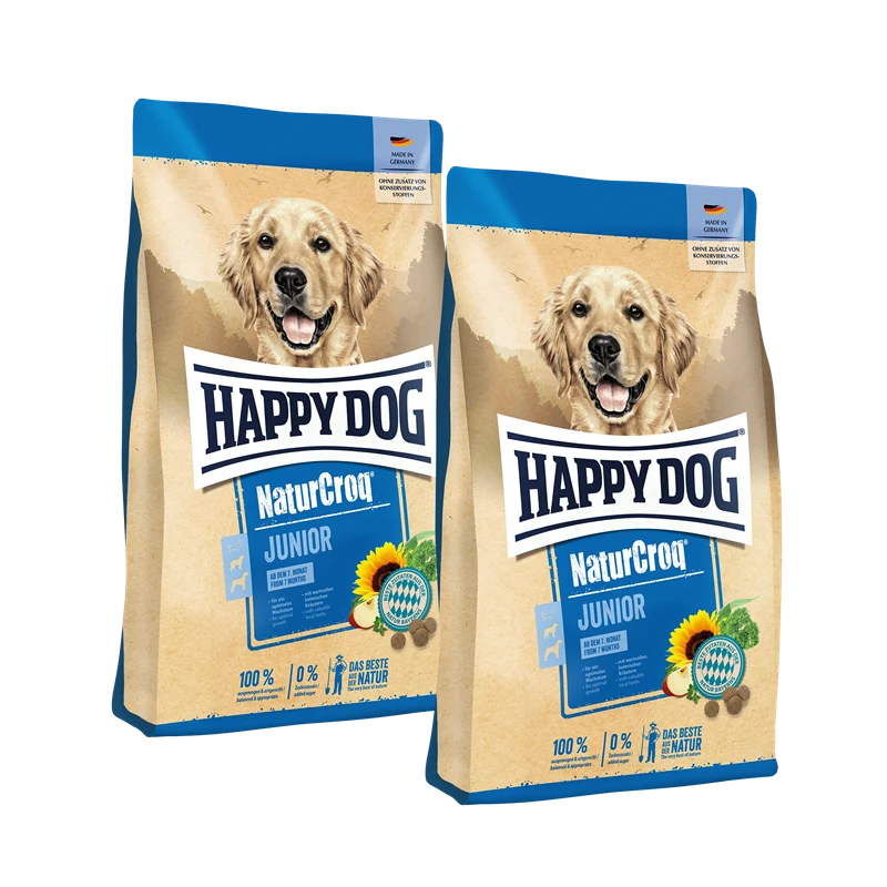 Sparpaket Happy Dog NaturCroq Junior 2 x 15 kg