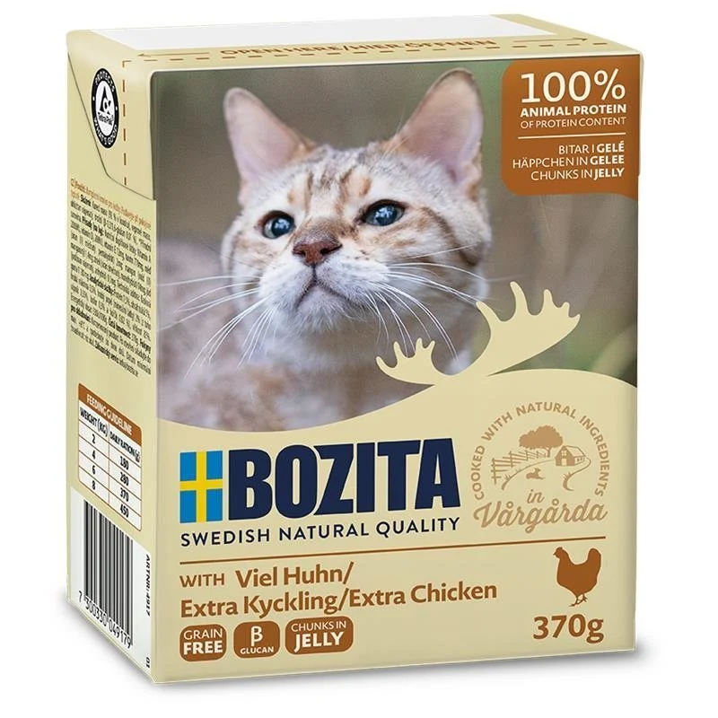 Bozita Katzenfutter Tetra Recart Häppchen in Gelee