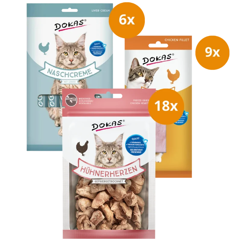 Dokas Snackparty Katze - Mix Sparpaket