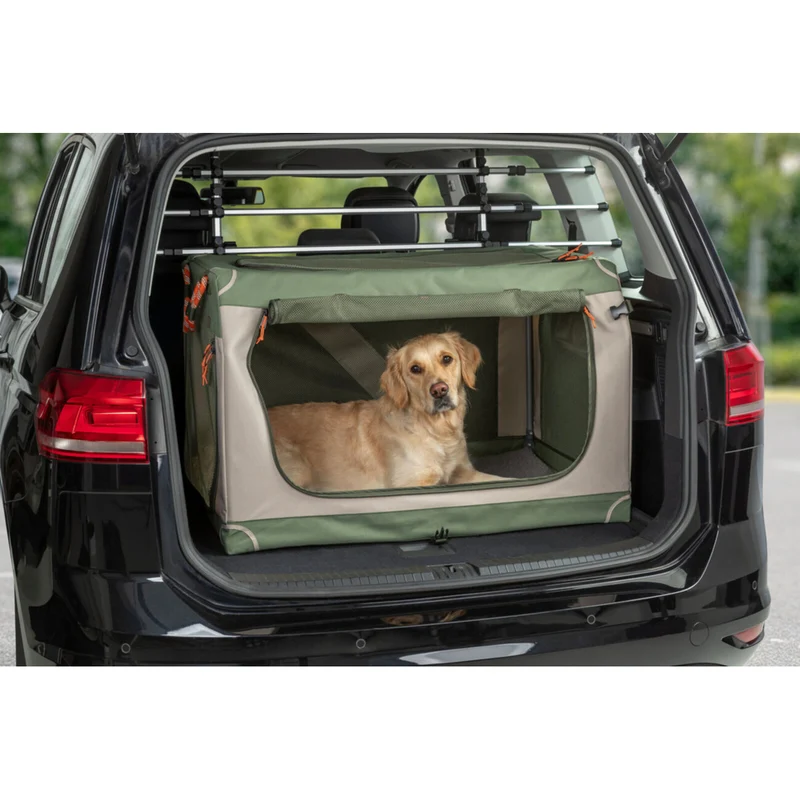 TRIXIE Hundebox Comfy – Sicherer & bequemer Transport für Deinen Hund