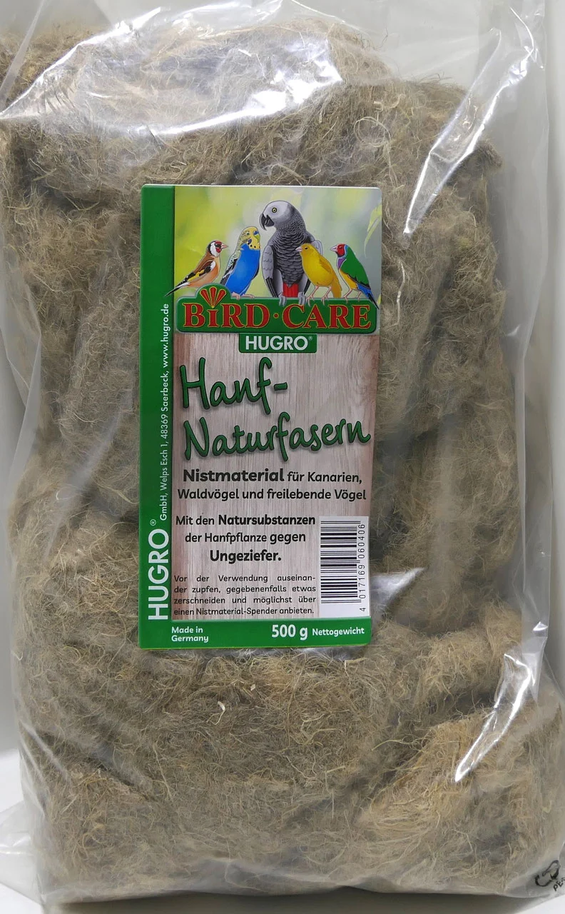 Hugro Nistmaterial Hanf - Naturfasern
