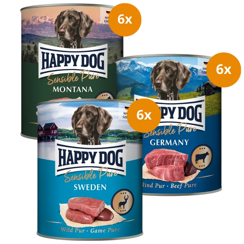 Happy Dog Sensible Pur 800 g - Mix Sparpaket