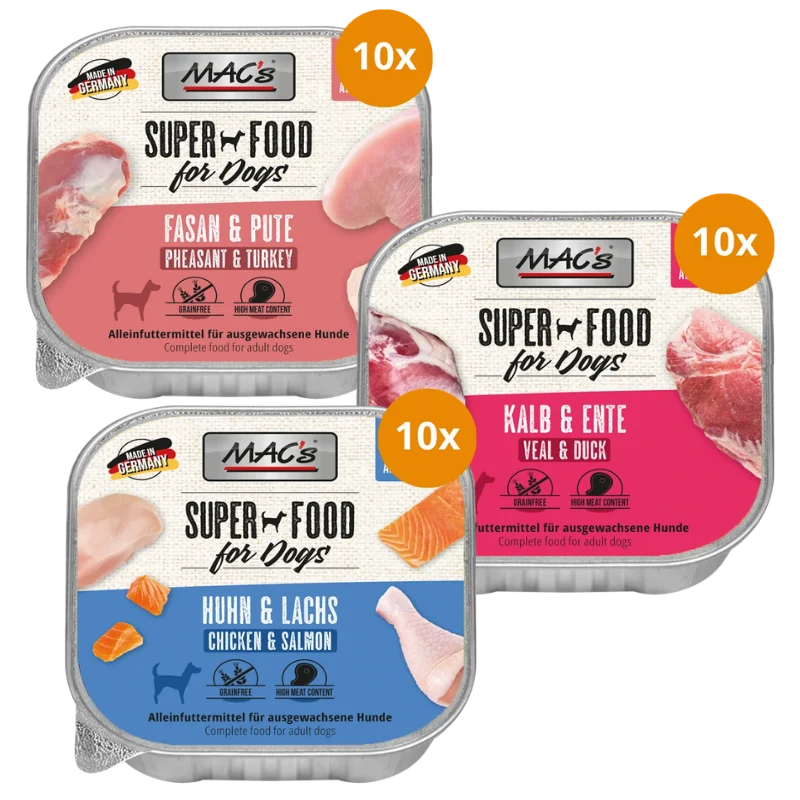 MAC's Dog Nassfutter 150 g - Mix Sparpaket