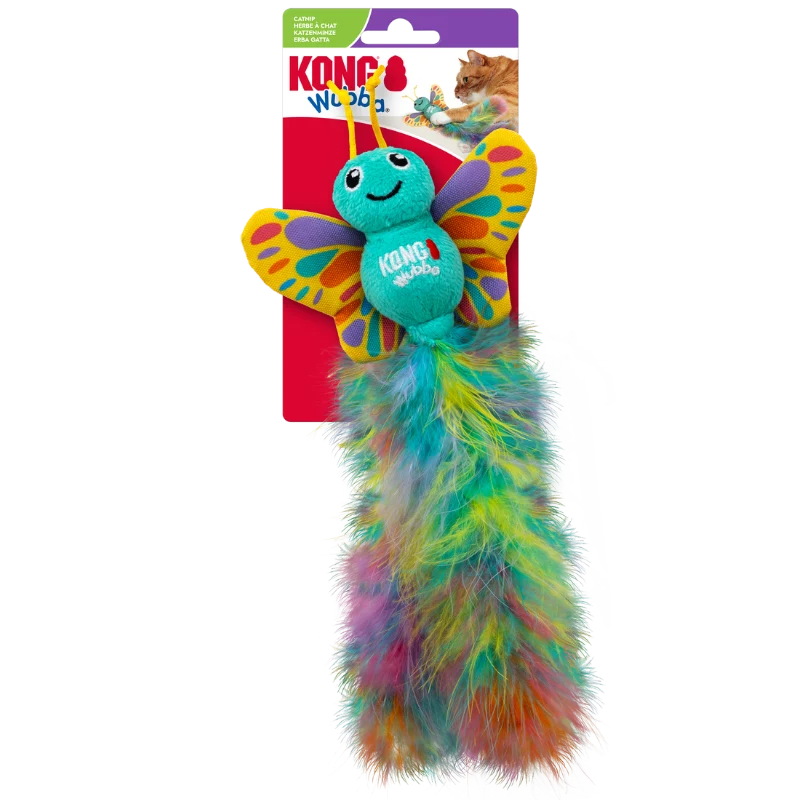 KONG Cat Wubba Butterfly