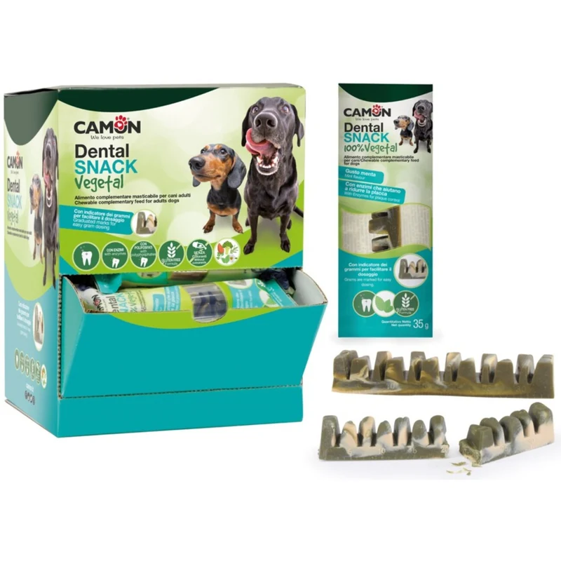 Vegane Dental-Sticks mit Süßkartoffel, Brokkoli & Minze für Hunde