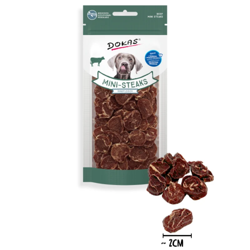 Mini Steaks Rindfleisch Hundesnack | Leckere Belohnung für deinen Vierbeiner