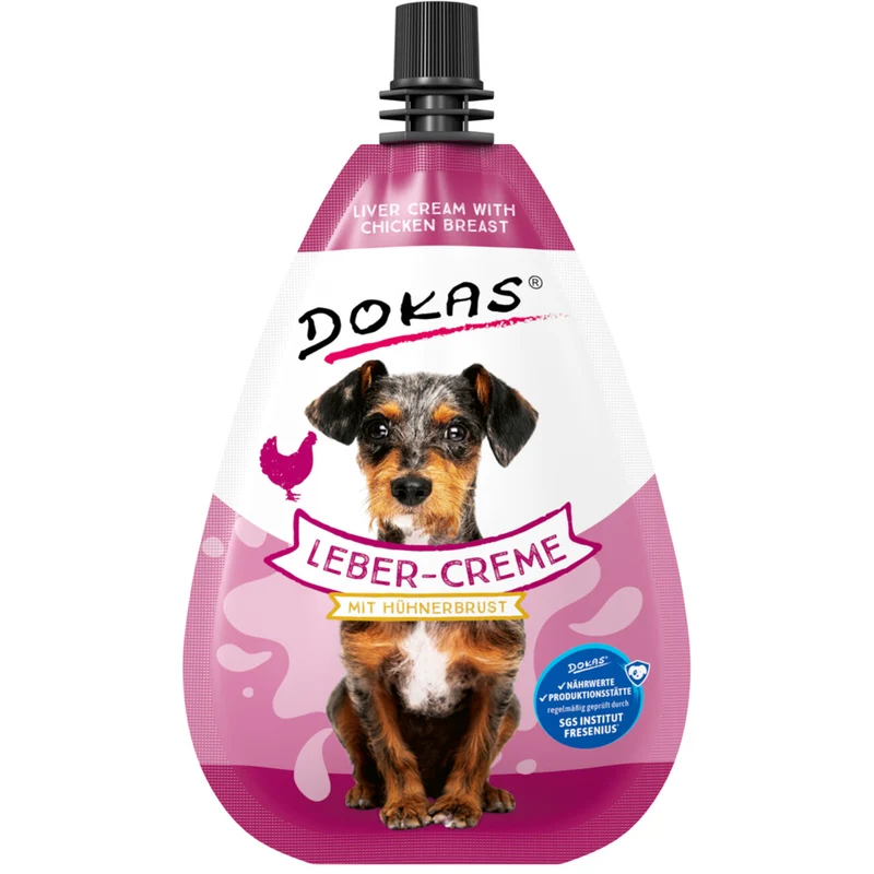 Dokas Hunde Leber-Creme mit Hühnerbrust