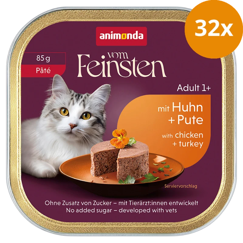 Animonda Cat vom Feinsten Adult Pâté mit Huhn & Pute 85 g