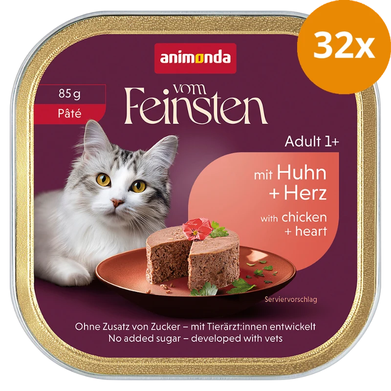 Animonda Cat vom Feinsten Adult Pâté mit Huhn & Herz 85 g