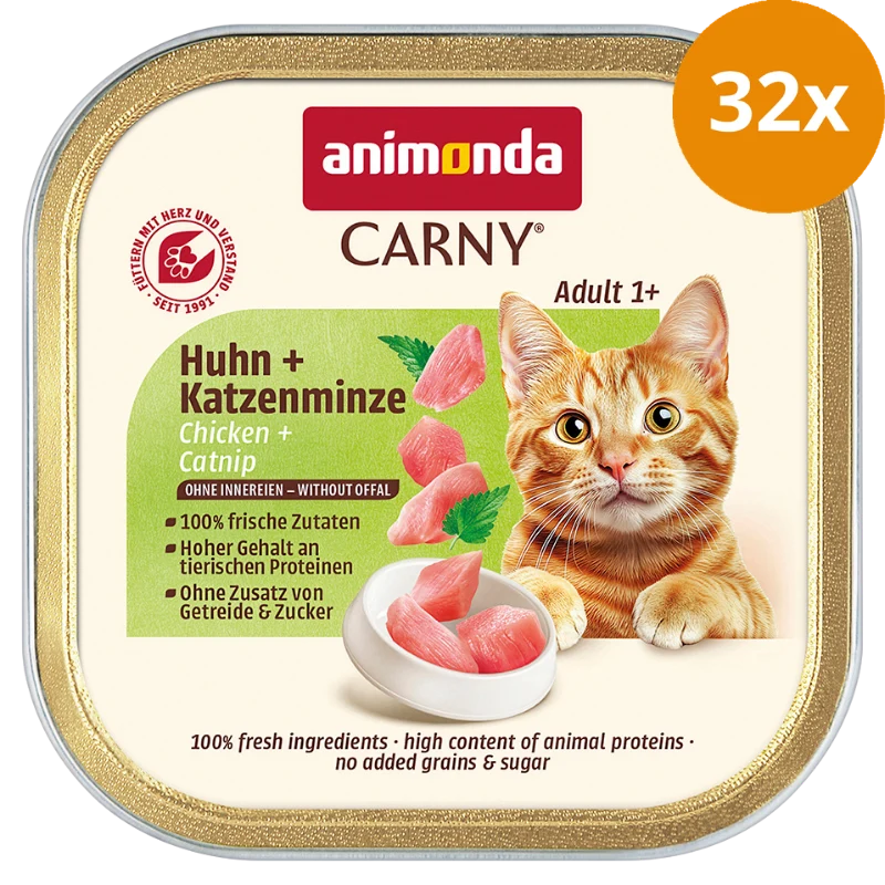 Animonda Cat Carny Adult Huhn & Katzenminze 85 g