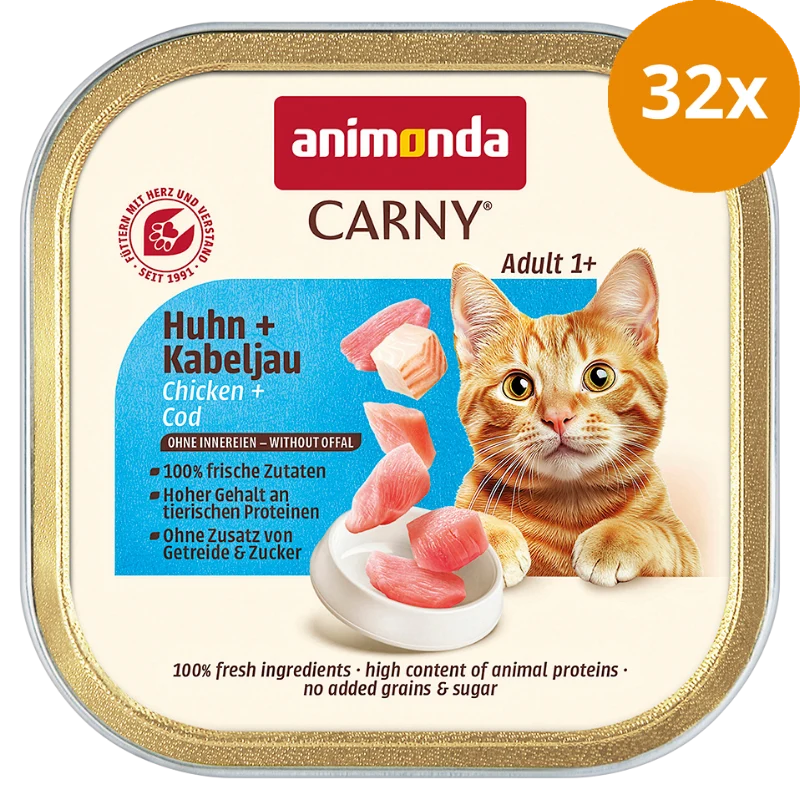 Animonda Cat Carny Adult Huhn & Kabeljau 85 g
