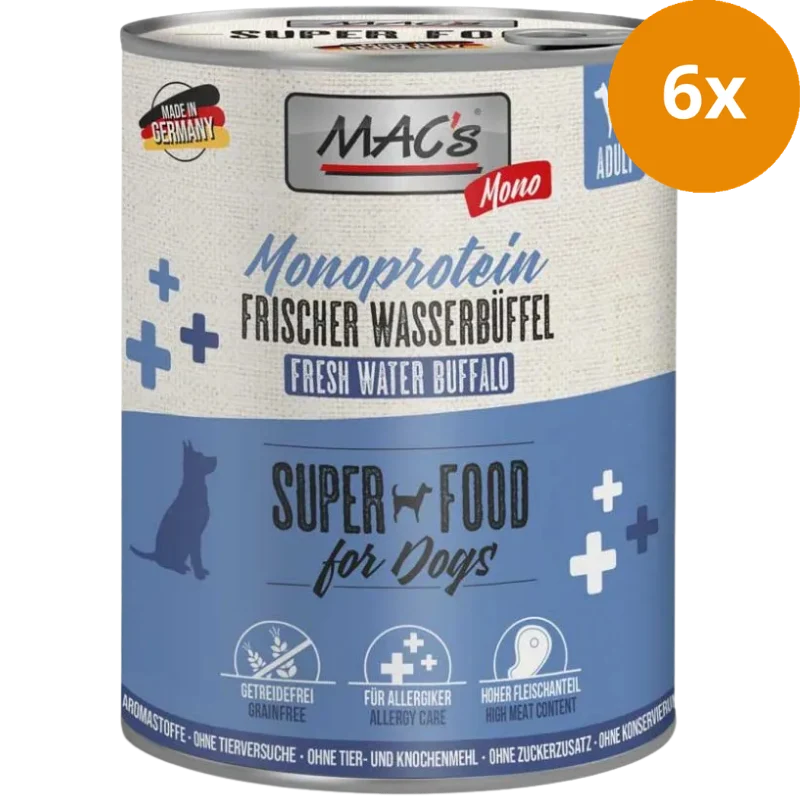 MAC's Dog Mono Wasserbüffel 800 g