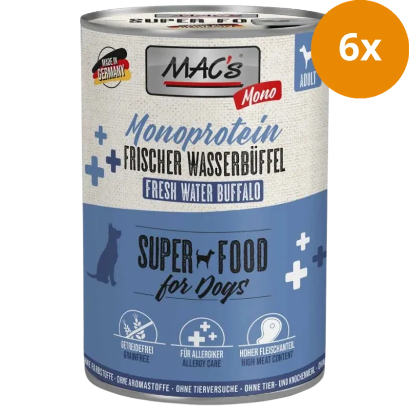 MAC's Dog Mono Wasserbüffel 400 g
