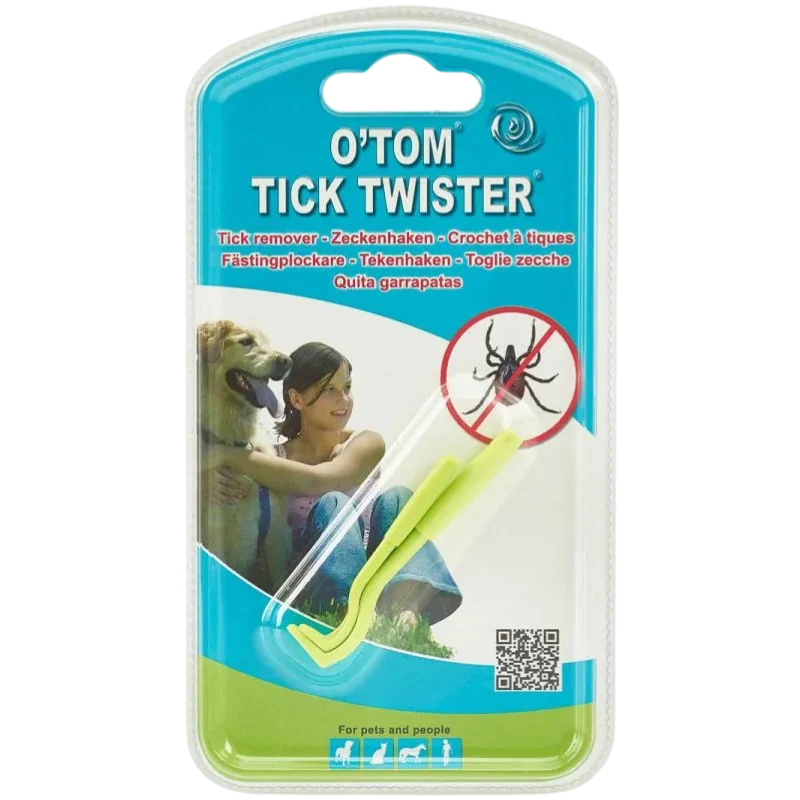 Tick Twister by OTom Zeckenhaken 2 Stück Farbe grün in Blisterverpackung