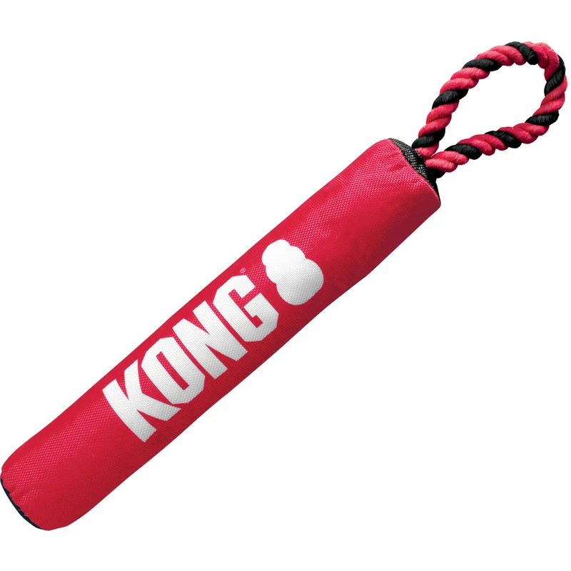 Hundespielzeug KONG® Signature Stick mit Tau