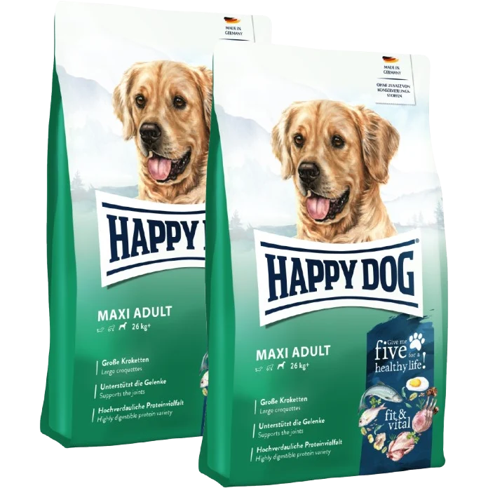 Sparpaket Happy Dog fit & vital Maxi 2 x 14 kg