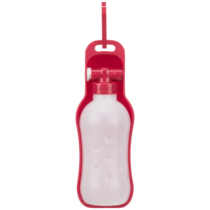 TRIXIE Flasche mit Trinknapf, Wasserspender für unterwegs
