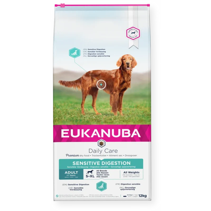 EUKANUBA Daily Care Trockenfutter für ausgewachsene Hunde mit sensibler Verdauung