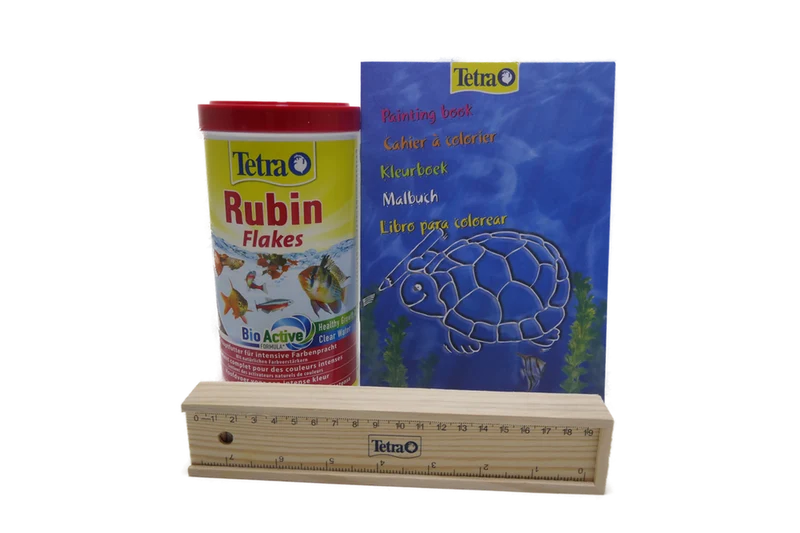 Tetra Rubin Flakes 1 Liter incl. Malbuch und Bundstifte