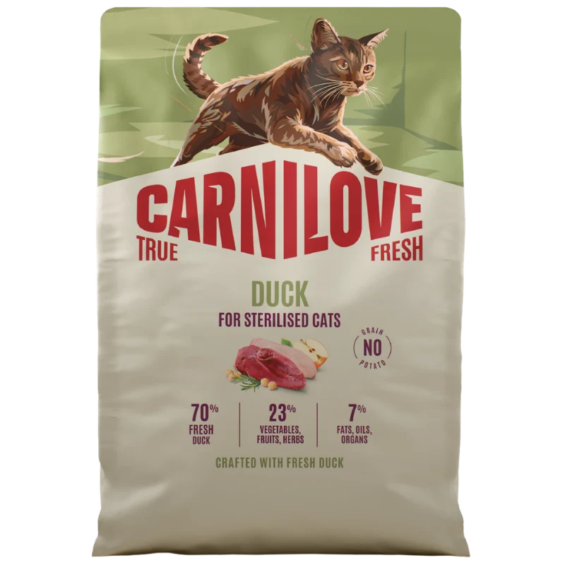 Carnilove Cat TrueFresh Adult sterili. Duck